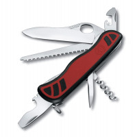 Нож перочинный Victorinox Forester, 111 мм, 10 функций, рукоять нейлон, красно-черный